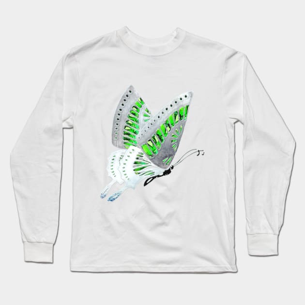 Agender Butterfly Long Sleeve T-Shirt by AjDreamCraft